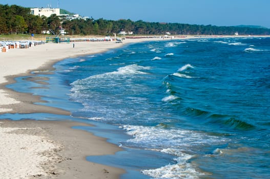 Beach, seebad in Binz, Ruegen, Germany