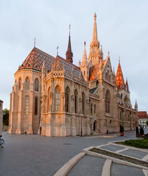 Matthias Church in the morning, Budapest, Hungary