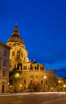 Famous landmark of Budapest: The St. Stephen's Basilica