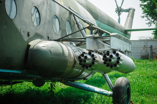 old airplanes on takeoff in Museum park