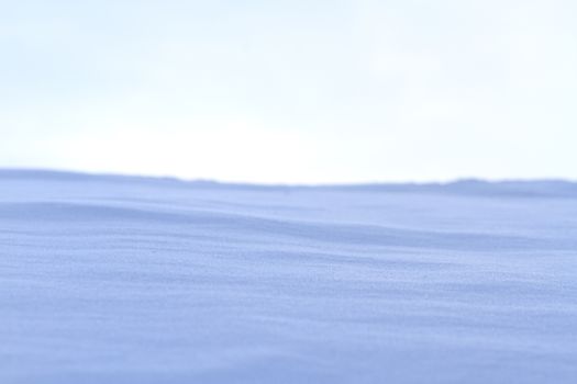 snow drifts and gray sky,Winter frost and snow