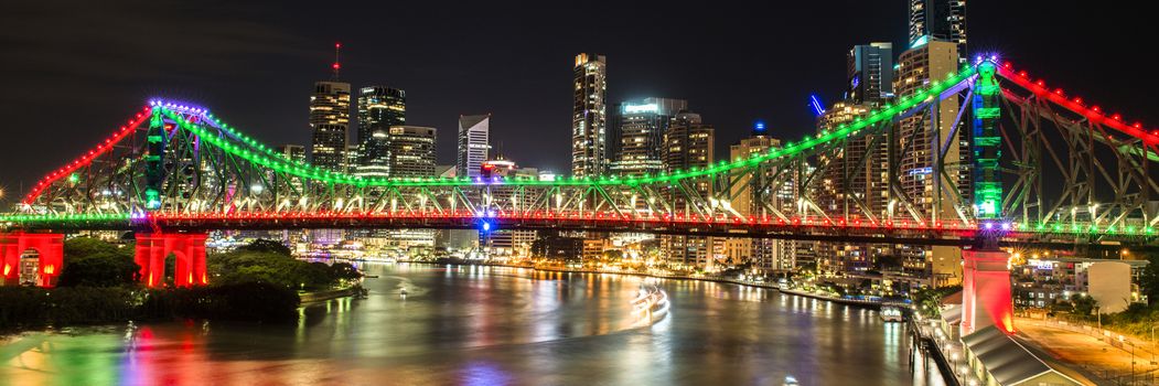 The iconic Story Bridge in Brisbane, Queensland, Australia