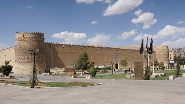 SHIRAZ, IRAN - OCTOBER 7, 2016: Fortress Karim Khan, one of the sights of Shiraz on October 7, 2016 in Iran, Asia