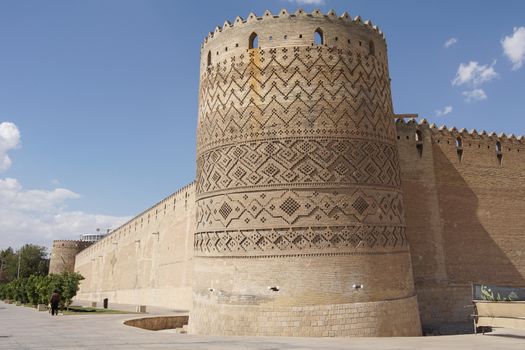 SHIRAZ, IRAN - OCTOBER 7, 2016: Fortress Karim Khan, one of the sights of Shiraz on October 7, 2016 in Iran, Asia