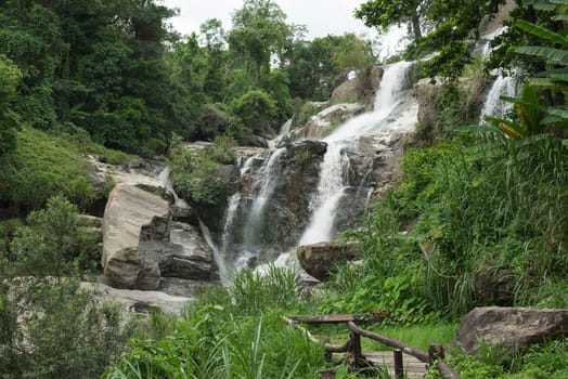 Mae Klang Waterfall at Doi Inthanon national park, Chiang mai,Thailand.