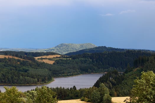 Image of the Hill enlightened of the Sun, Czech republic