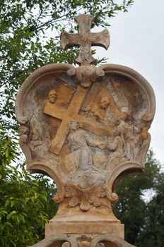 Relief - Calvary - Stations of the Cross - Jesus meets the women of Jerusalem