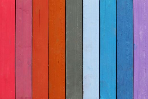 Range of natural colors - detail of artistic pastels