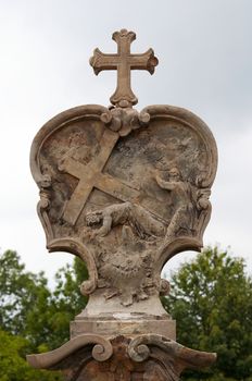 Relief - Calvary - Stations of the Cross - Jesus falls the third time