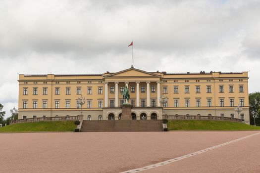 The Royal Palace in Oslo in Norway