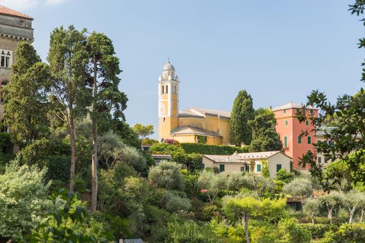 Church of San Giorgio in Portofino in Italy