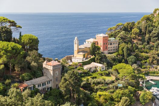 Church of San Giorgio in Portofino in Italy