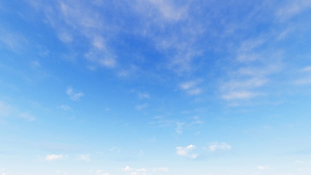 Cloudy blue sky abstract background, blue sky background with tiny clouds, 3d rendering

