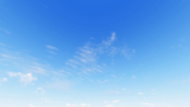 Cloudy blue sky abstract background, blue sky background with tiny clouds, 3d rendering

