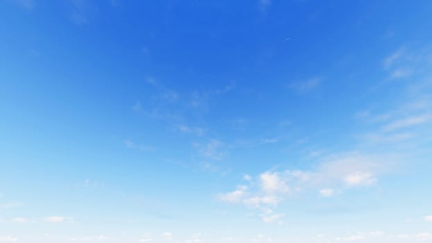 Cloudy blue sky abstract background, blue sky background with tiny clouds, 3d rendering

