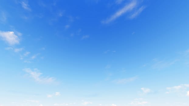 Cloudy blue sky abstract background, blue sky background with tiny clouds, 3d rendering

