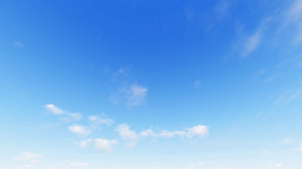 Cloudy blue sky abstract background, blue sky background with tiny clouds, 3d rendering

