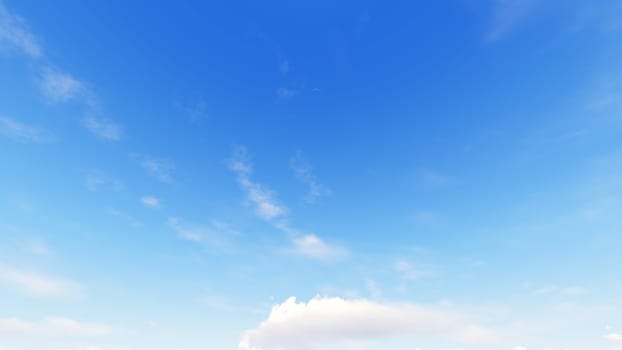 Cloudy blue sky abstract background, blue sky background with tiny clouds, 3d rendering

