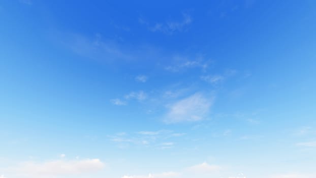 Cloudy blue sky abstract background, blue sky background with tiny clouds, 3d rendering

