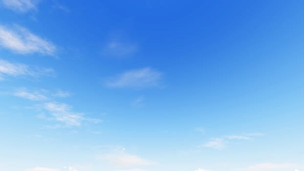 Cloudy blue sky abstract background, blue sky background with tiny clouds, 3d rendering

