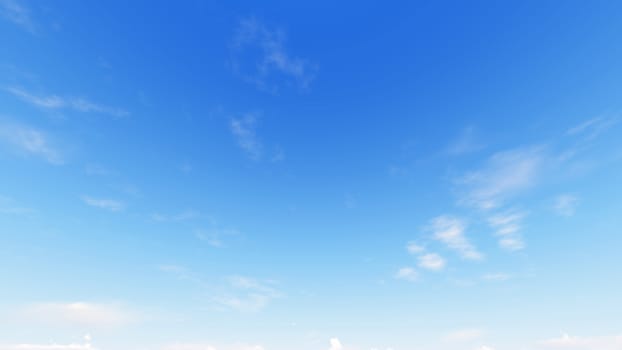 Cloudy blue sky abstract background, blue sky background with tiny clouds, 3d rendering

