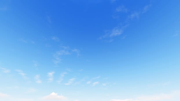 Cloudy blue sky abstract background, blue sky background with tiny clouds, 3d rendering

