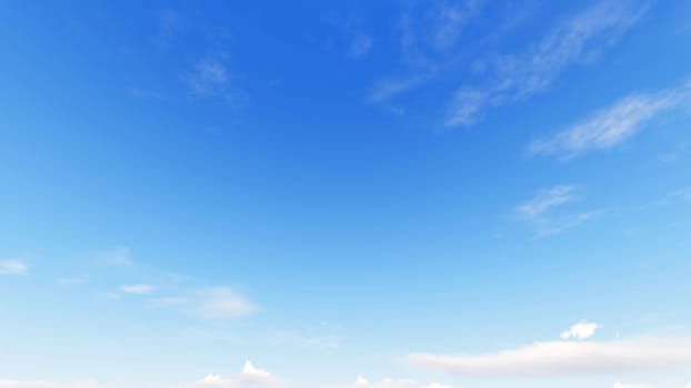 Cloudy blue sky abstract background, blue sky background with tiny clouds, 3d rendering

