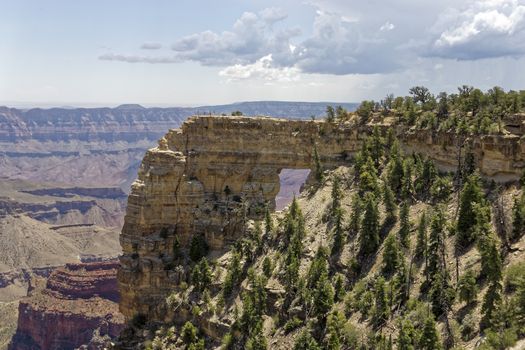 Angel's Window at the Grand Canyon.