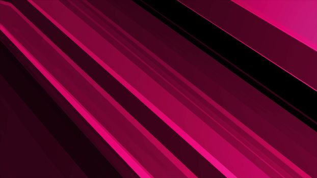 Abstract transparent stripes. Technology background. 3D rendered