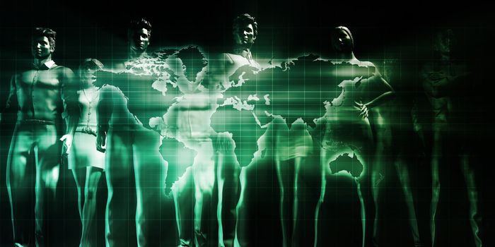 Distribution Network and Global Tracking Platform Art