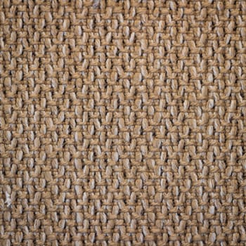 Rustic canvas fabric texture in terra color. Square shape