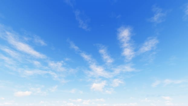 Cloudy blue sky abstract background, blue sky background with tiny clouds, 3d rendering

