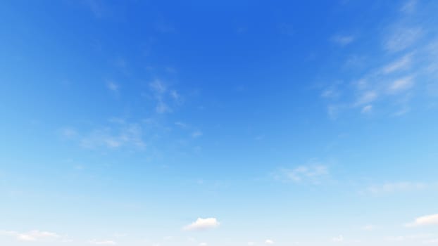 Cloudy blue sky abstract background, blue sky background with tiny clouds, 3d rendering

