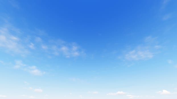 Cloudy blue sky abstract background, blue sky background with tiny clouds, 3d rendering

