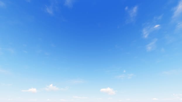 Cloudy blue sky abstract background, blue sky background with tiny clouds, 3d rendering

