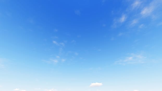 Cloudy blue sky abstract background, blue sky background with tiny clouds, 3d rendering

