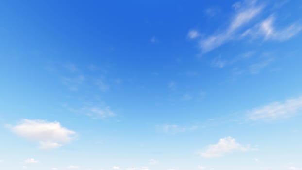 Cloudy blue sky abstract background, blue sky background with tiny clouds, 3d rendering

