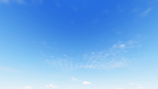 Cloudy blue sky abstract background, blue sky background with tiny clouds, 3d rendering

