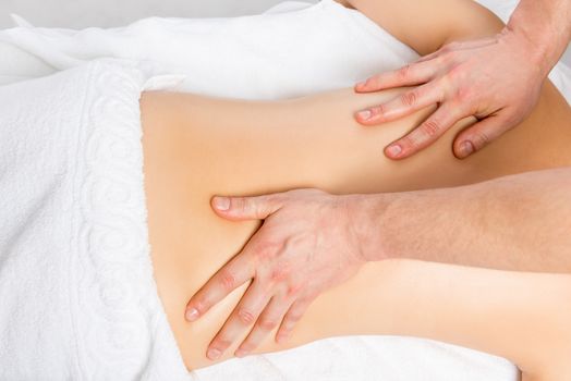 stroking and stretching the classic back massage