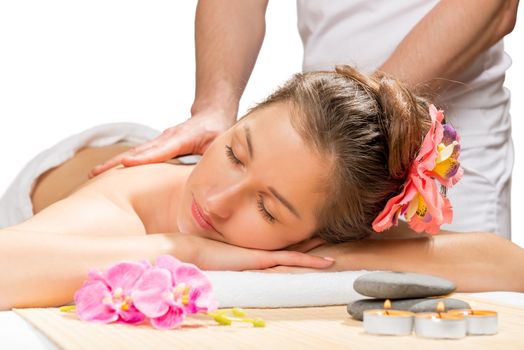 Services of a professional massage in the spa complex