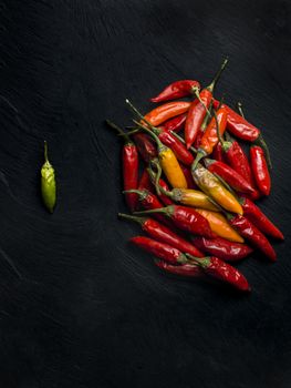 peperoncino chilli peppers.