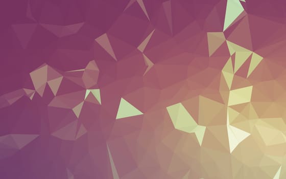 Abstract low poly background, geometry triangle, mosaic pastel color background