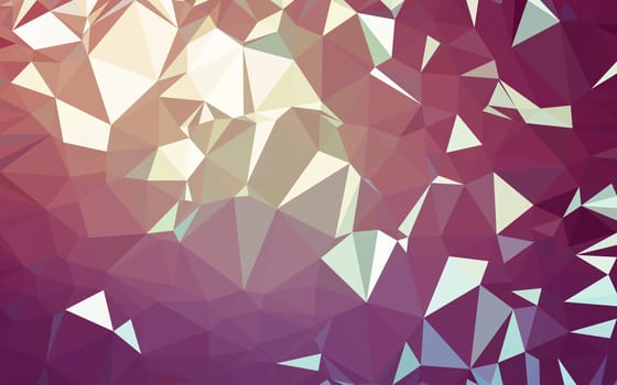 Abstract low poly background, geometry triangle, mosaic pastel color background