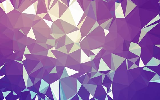 Abstract low poly background, geometry triangle, mosaic pastel color background