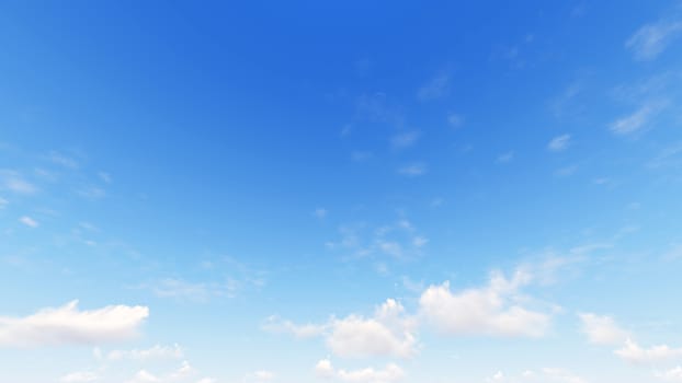 Cloudy blue sky abstract background, blue sky background with tiny clouds, 3d rendering

