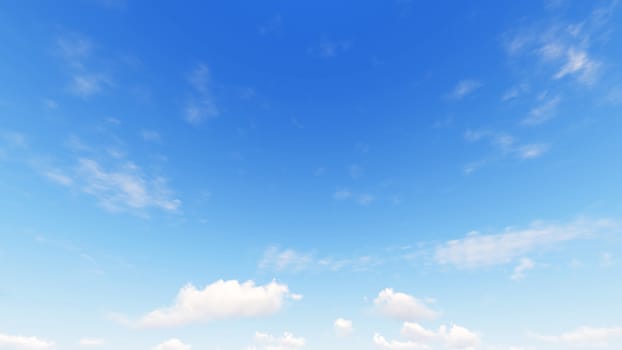 Cloudy blue sky abstract background, blue sky background with tiny clouds, 3d rendering

