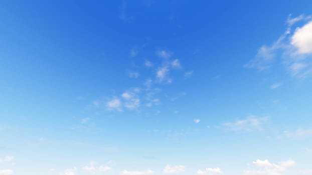 Cloudy blue sky abstract background, blue sky background with tiny clouds, 3d rendering

