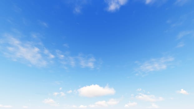 Cloudy blue sky abstract background, blue sky background with tiny clouds, 3d rendering

