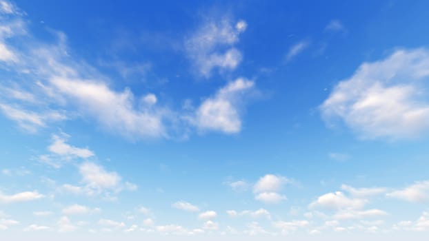 Cloudy blue sky abstract background, blue sky background with tiny clouds, 3d rendering

