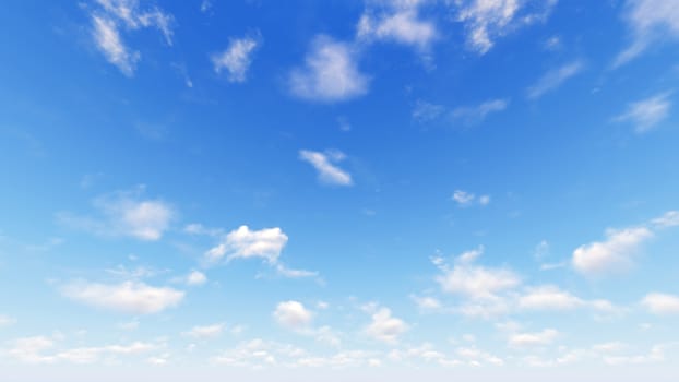 Cloudy blue sky abstract background, blue sky background with tiny clouds, 3d rendering

